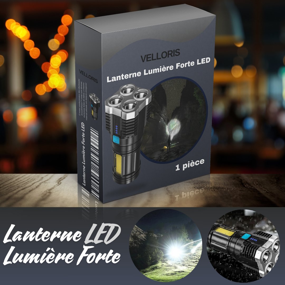 Lanterne Lumière Forte LED - Velloris