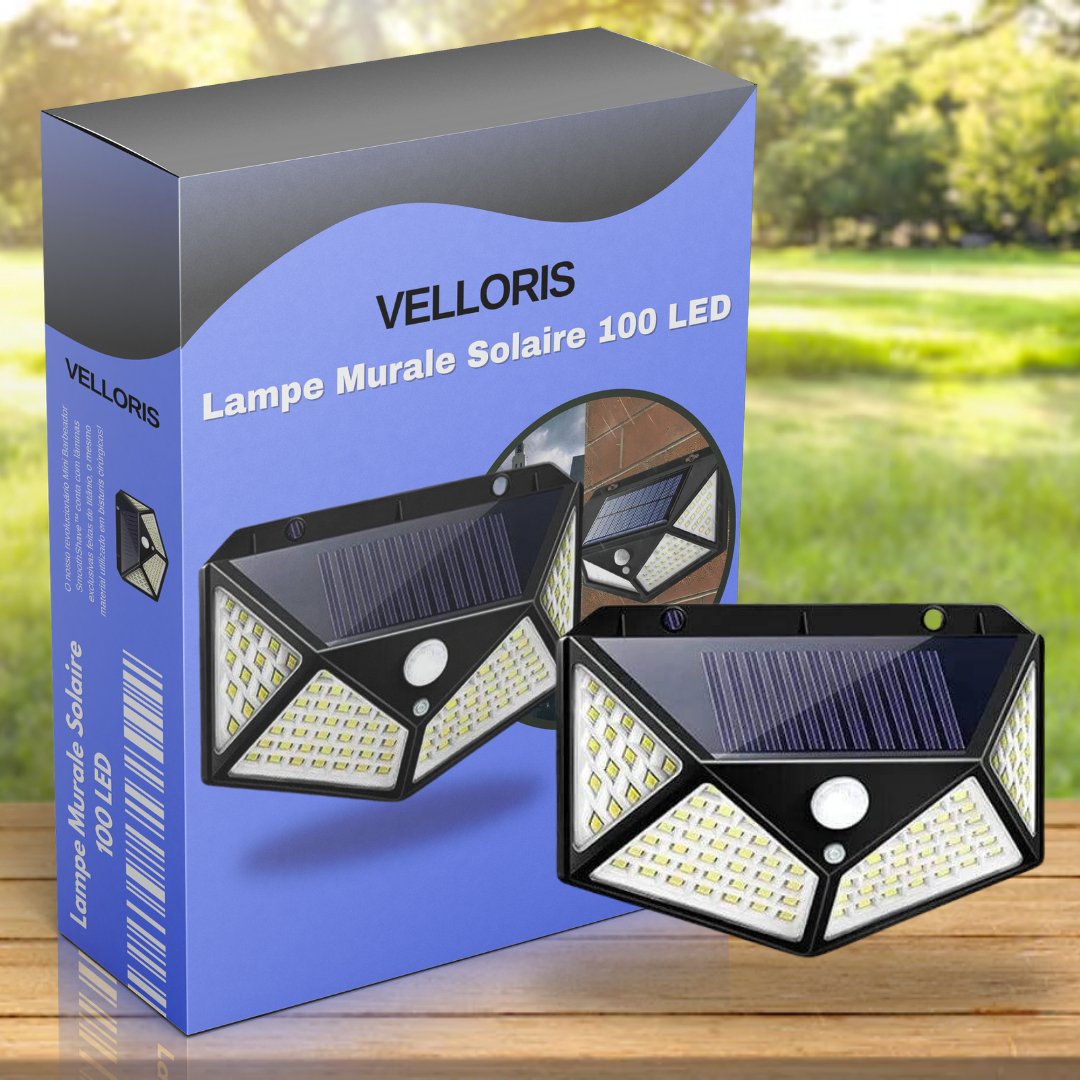 Lampe Murale Solaire 100 LED - Velloris